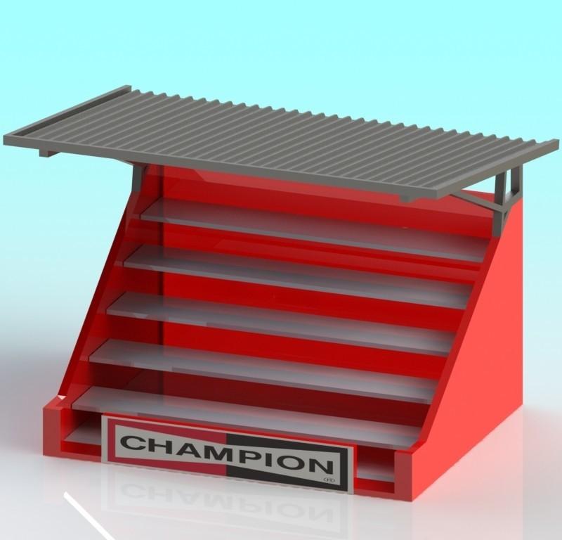 1:32 slot car Grand Stand