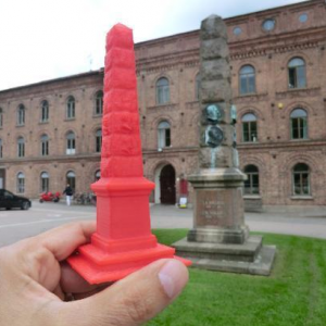 123D Catch obelisk 3D scan (Slottsmöllan - Sweden)
