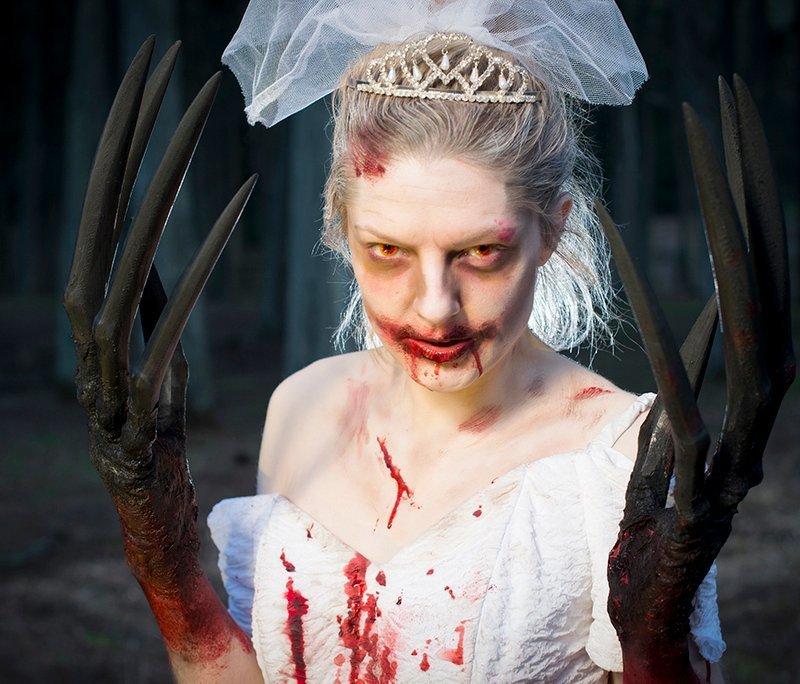 Gauche 4 griffes de sorcière mortes Cosplay Bride Bride Claws