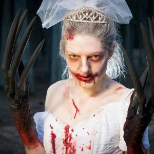 Gauche 4 griffes de sorcière mortes Cosplay Bride Bride Claws